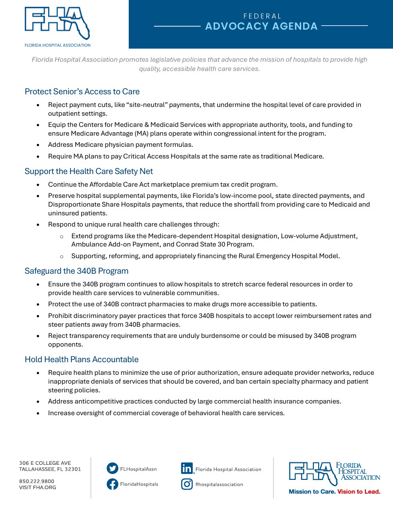Advocacy Agenda