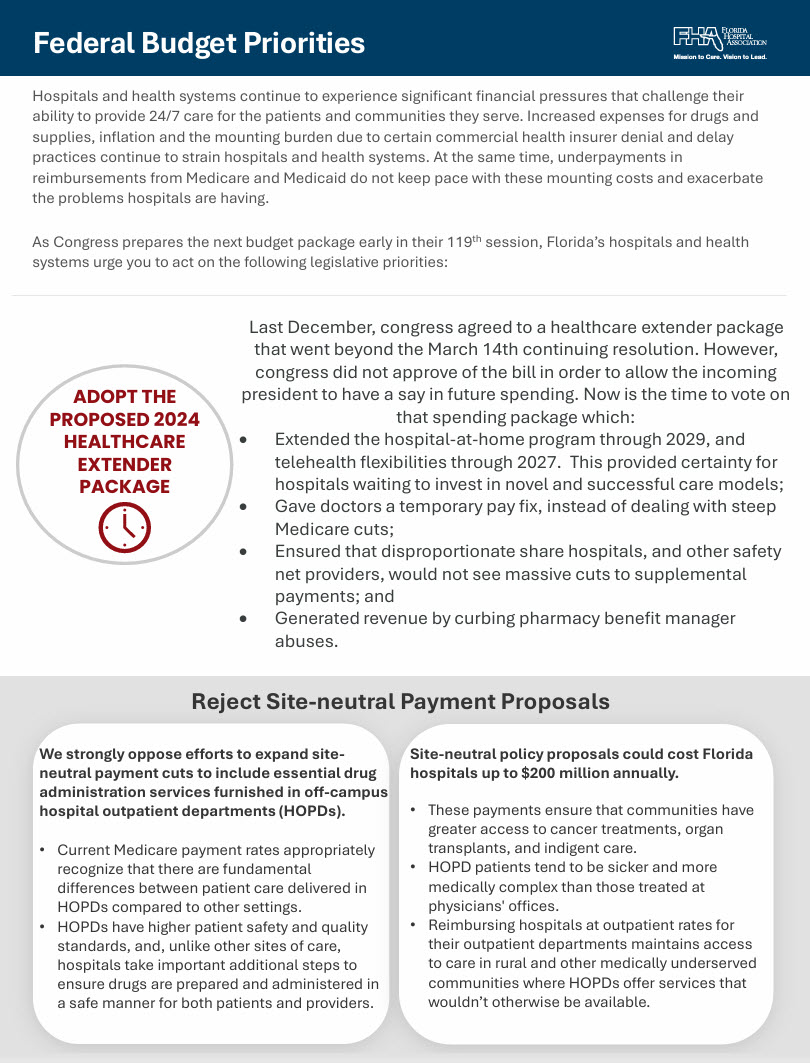 Federal Budget Priorities